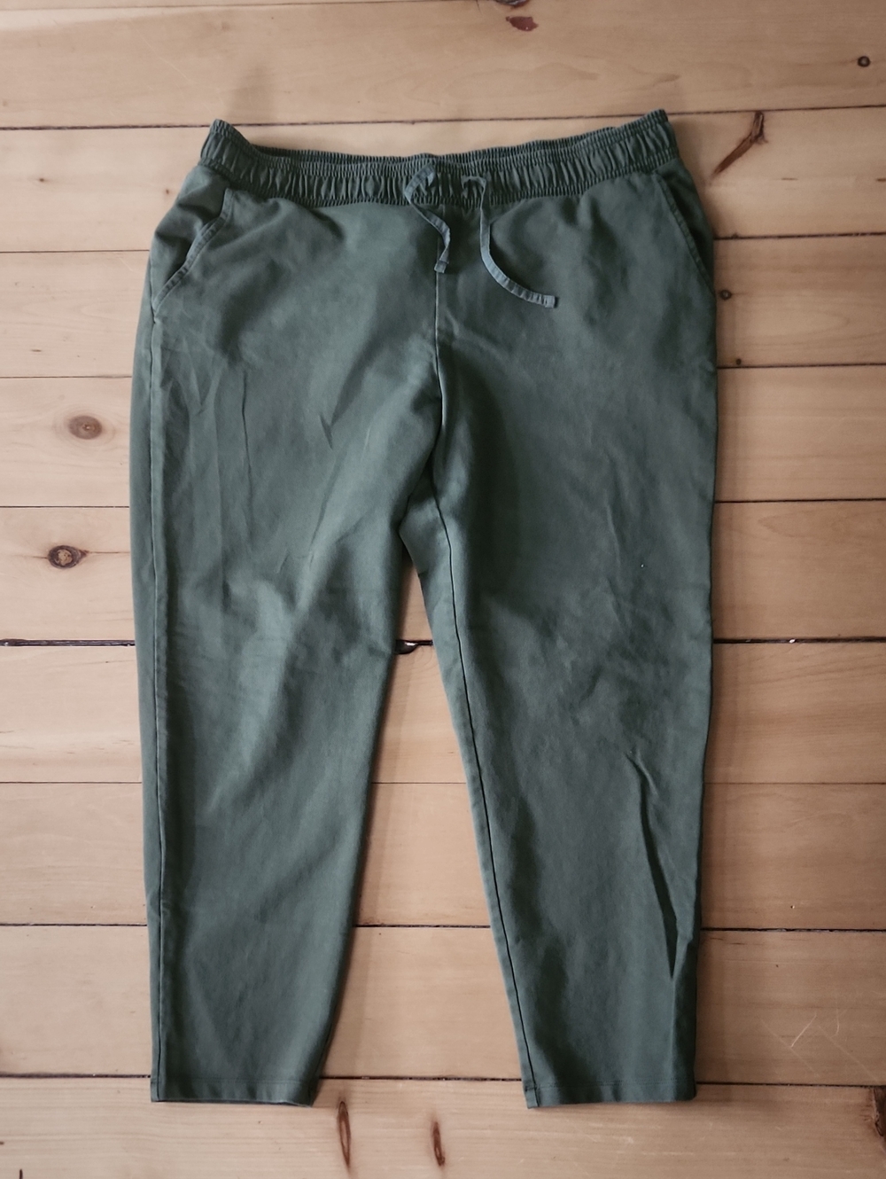 a new day Olive Green Women's Drawstring Pants